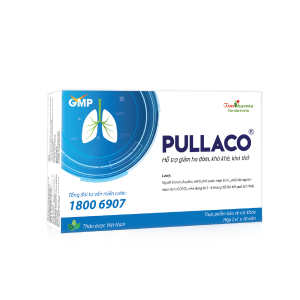 TPBVSK PULLACO - Hỗ trợ giảm nguy cơ khò khè, khó thở do ho kéo dài, viêm phổi, viêm phế quản.