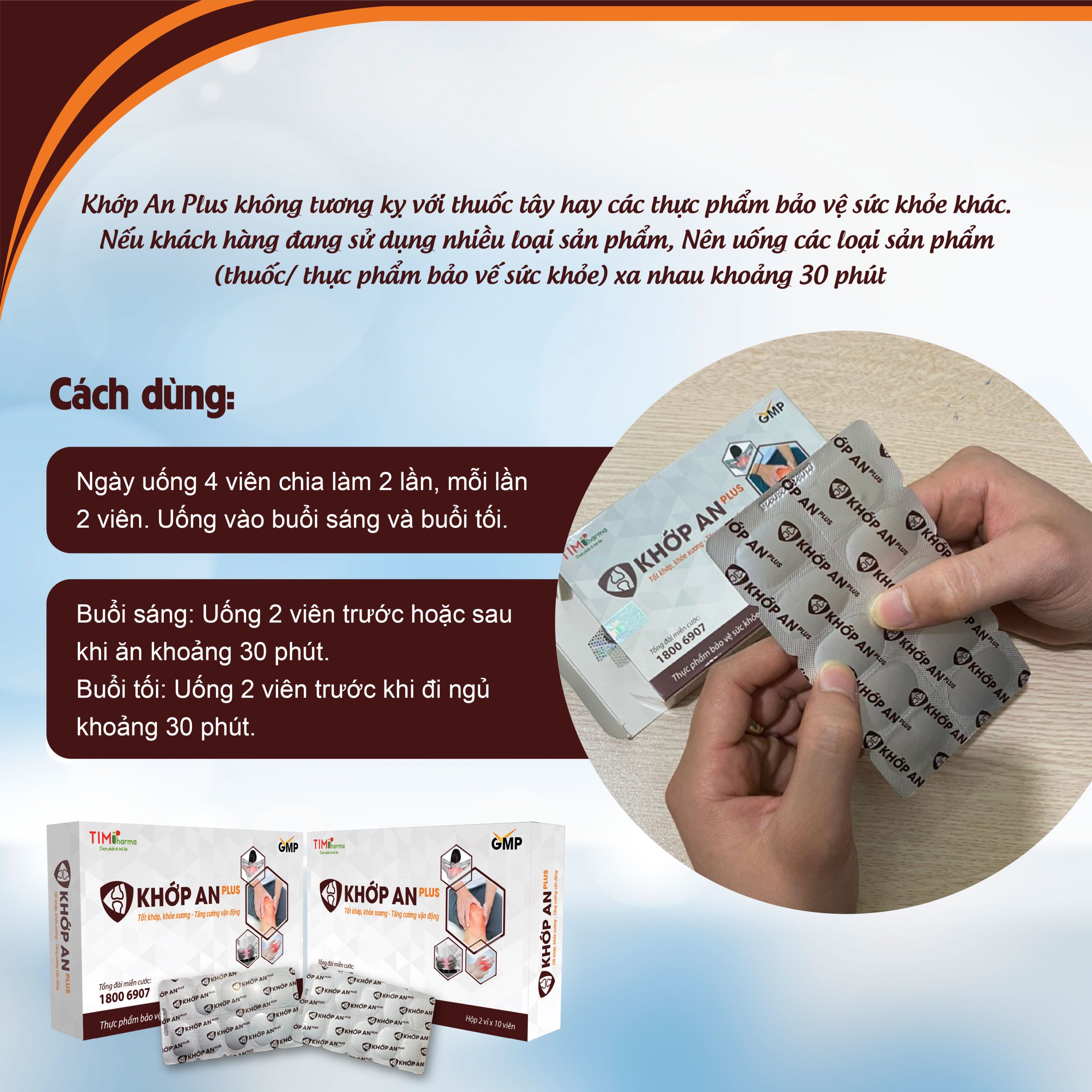 TPBVSK KHỚP AN PLUS - Tốt khớp, khỏe xương - Tăng cường vận động. - Ảnh 5