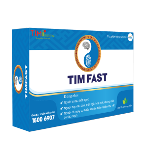 TPBVSK TIMFAST - Hỗ trợ hoạt huyết, hỗ trợ làm tan cục máu đông, hỗ trợ tăng cường tuần hoàn và hỗ trợ giảm nguy cơ tai biến do tắc mạch.
