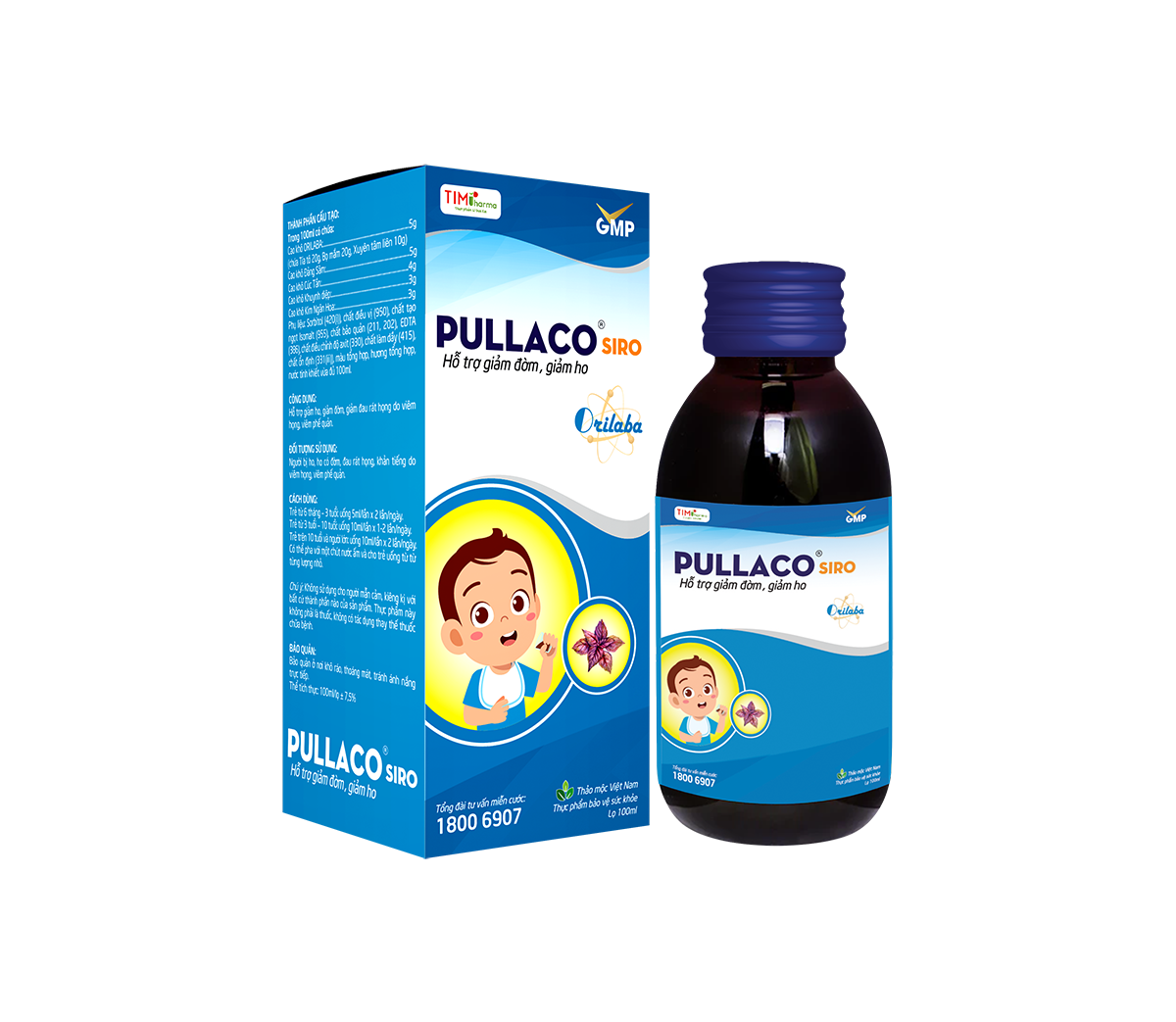 TPBVSK PULLACO SIRO - Hỗ trợ giảm đờm, hỗ trợ giảm ho.